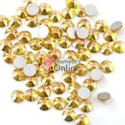 Strasuri din cristale pentru make-up, model Gold SM012AA Auriu cu Relfexii